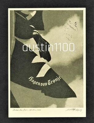 Excellent 1938 German Sudetenland Annexation Photo Post Card - Image 1 of 2