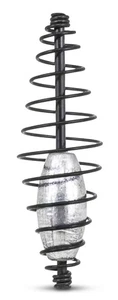 Saenger Futterspirale Gewicht Blei Schwarz Inline Spirale Futter Korb Anfüttern - Bild 1 von 1