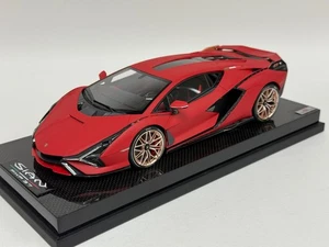 1/18 MR Collection Lamborghini Sian FKP 37 Sian Coupe in Rosso Mimir Carbon Base - Picture 1 of 7