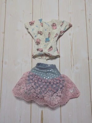 Barbie The Jeans Look Fashions Abiti Moda Jeans #4330 1987 Falda y Camisa Foto 1 de 4