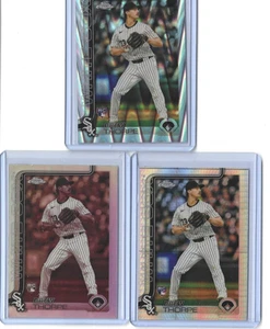 DREW THORPE  2025 Topps Chrome WHITE SOX #275 Wave, Prizm & Sephia - Picture 1 of 2