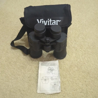 Vivitar Binoculars 7X50 Coated Optics 297 ft @ 1000 yards Vintage Sports Hunting - Image 1 of 4
