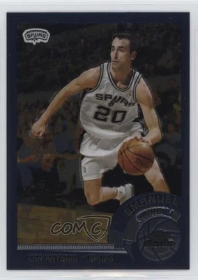 2002-03 Topps Chrome Manu Ginobili Emanuel (Spanish Language Back) Rookie RC HOF - Image 1 of 2