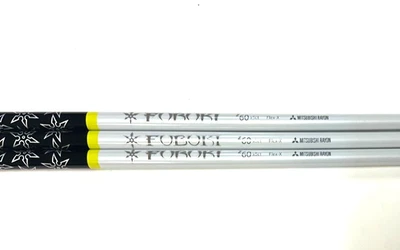 New Mitsubishi Rayon Fubuki z60 x5ct (3-Pack) X-Flex Fairway Shafts .335 Tip - Image 1 of 3
