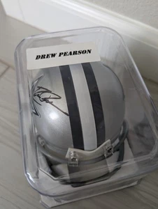DREW PEARSON AUTOGRAMM Mini Helm SIGNIERT HANDSIGNIERT SIGNED DALLAS COWBOYS - Bild 1 von 2