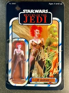 MERCEDES NGOH Signed Rystall Jabba's Dancer Star Wars Autograph Custom Figure - Picture 1 of 7