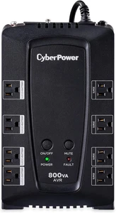 CP800AVR AVR UPS System, 800VA/450W, 8 Outlets, Compact - Picture 1 of 12