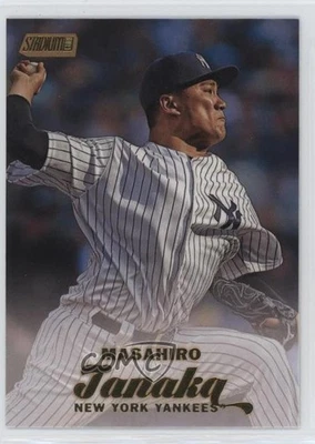 2017 Topps Stadium Club Gold Foil Masahiro Tanaka #49 - Image 1 of 2