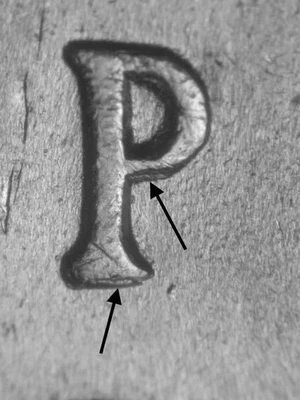 1945 P  RPM#36 P/P South  BU Uncirculated Silver Jefferson Nickel!!#3 - Image 1 of 3