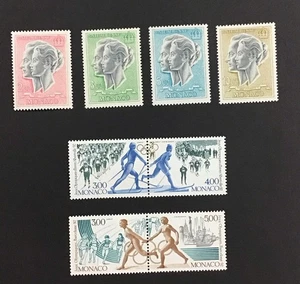 Monaco 1961-1991 vz postfrisch Sc#C69-C72, Teilsatz. Sc#1758-1759, CV$17 (W60)�� - Bild 1 von 3