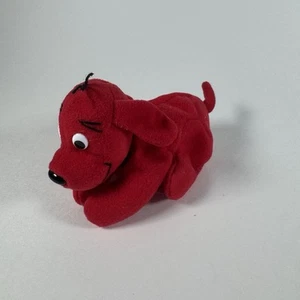 Wendys Scholastic Entertainment Plush Clifford Red Dog Beanie 4.5" 2003 - Picture 1 of 12
