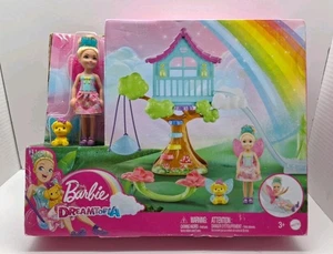 Mattel Barbie Dreamtopia Fairy Chelsea Doll & Treehouse Playset Age 3 & Up - Bild 1 von 9