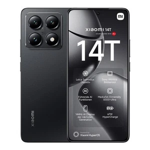 Xiaomi 14T 5G 256GB Memoria 12GB Ram Display 6.67" Amoled 144Hz 50MP Titan Black - Foto 1 di 8