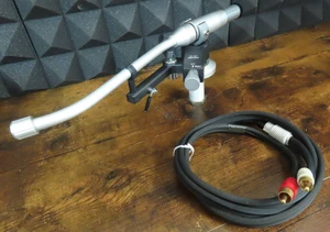 Brazo Denon DA307 amortiguación dinámica probado bueno con juego de cables fonográficos de 5 pines Japón - Imagen 1 de 10