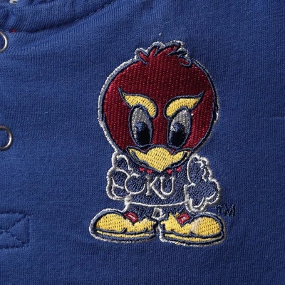 Toddler Colosseum Royal/Heathered Gray Kansas Jayhawks Poppies Hoodie and - Image 1 of 2