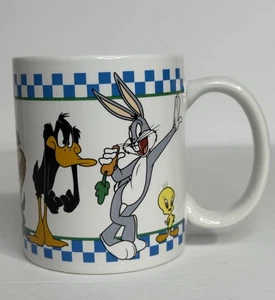 Taza de café clásica Looney Tunes Gang 1998 de colección Warner Bros Road Runner Taz - Imagen 1 de 10