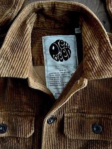 Pretty Green Corduroy Safari Military Liam Gallagher Tailored Slim Field Oasis - Picture 1 of 16