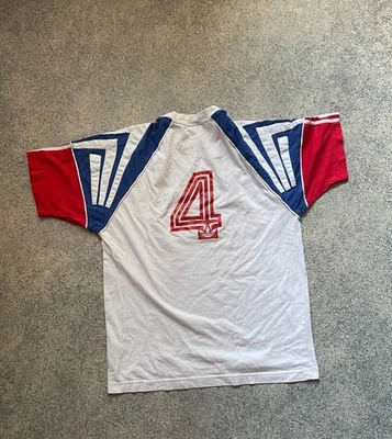 Винтажная футболка Kadetten Schaffhausen 90-е No4 размер L-XL D8 гандбол матч поношенная - Изображение 1 из 4