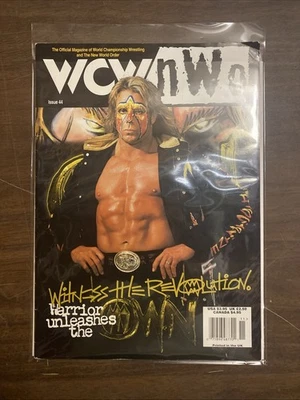 Póster raro Ultimate Warrior WCW/NWO edición de revista de lucha libre #44 1998 Foto 1 de 4