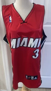 Dwayne Wade #3 Miami Heat NBA Adidas Trikot Größe 48 XL Farbe Rot Top Zustand! - Bild 1 von 4