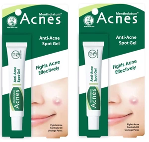 2 x Mentholatum Acnes Anti-Acne Spot Gel Fights Acne Effectively FREE SHIPPING - Picture 1 of 4