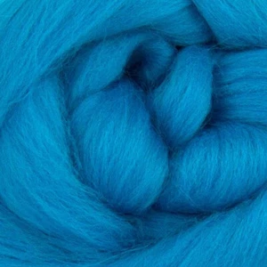 Dyed Merino Top - Turquoise / 23mic – 1-LB - Picture 1 of 1