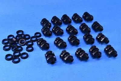 20 Dispositivos CUI Conector de conector para auriculares de 1/4 pulgada 6,3 mm Mono Soldadura Ojal Foto 1 de 4