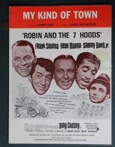 1964 Frank Sinatra Rat Pack Movie Robin & the 7 Hoods sheet music Dean Martin--- - Picture 1 of 1