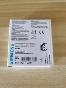 3RH1921-1DA11 1PCS New Siemens Auxiliary Contact 3RH1 921-1DA11 Fast delivery - Picture 1 of 5