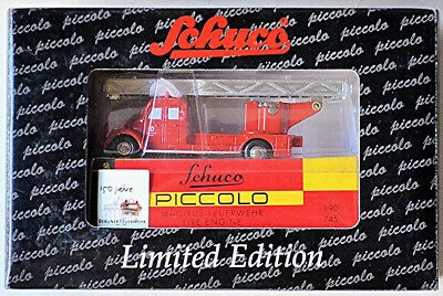 Magirus-Deutz Bomberos Carro Camión Capó Redondeado 1:90 Schuco Piccolo 01302 - Imagen 1 de 4