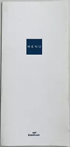 Menú SAS Scandinavian Airlines EuroClass - Copenhague-EE. UU. 1/1997 - Imagen 1 de 3