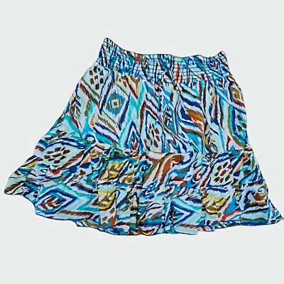 Vintage Speechless Womens  Skirt Size Large Whimsical Multicolor Stretch Waist - Image 1 of 3