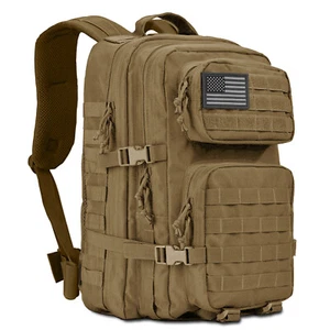 45L Large Military Tactical Backpack Army Molle Bag Rucksack 3 Day Assault Pack - Picture 1 of 36