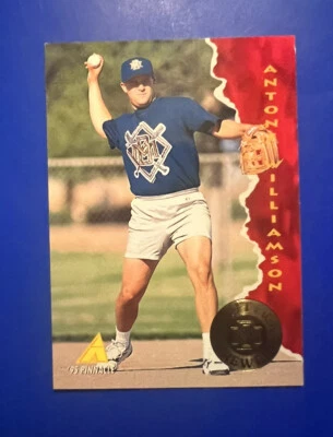 1995 Pinnacle # 169 ANTONE WILLIAMSON ROOKIE Milwaukee Brewers 3B - Image 1 of 2