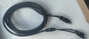 12V Powered USB to Y Cable DC and USB-B 3m, For POS Printer # 01750249768 CLP - Picture 1 of 10