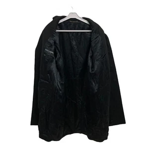 DOLCE GABBANA BLACK PARKA SIZE L WOOL CASHMERE MADE IN ITALY #Z7 - Picture 1 of 16