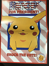 Viz In Pokemon Pikachu for President Promo Nintendo Vol 11, No 3 Shock the Vote