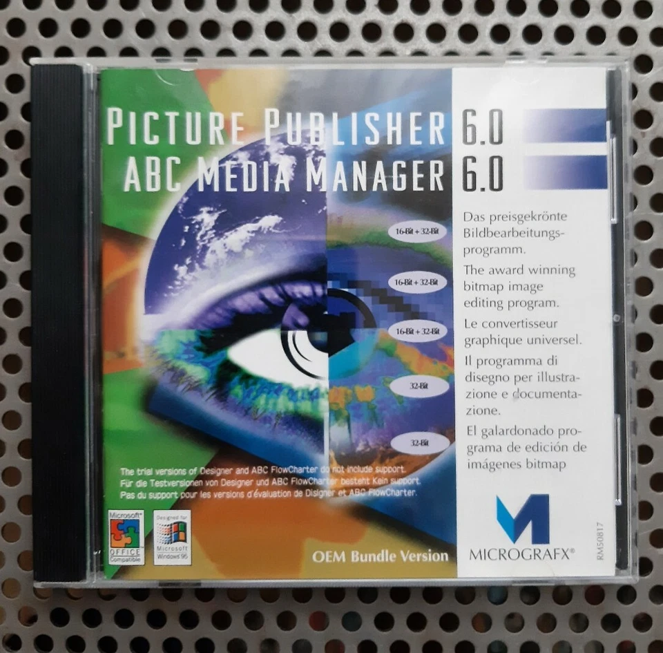 PICTURE publisher 6.0  ABC media Manager 6.0 - Micrografx software PC windows 95 - Immagine 1 di 1