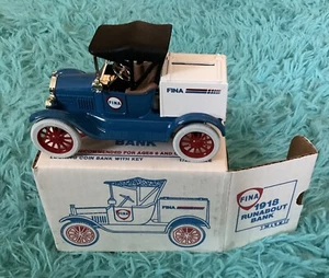 Ertl 1918 Runabout Bank FINA Delivery Truck - Picture 1 of 6