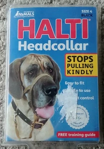 Halti Headcollar for Dogs "Stops the Pulling Kindly" Size 4 Black - Picture 1 of 3