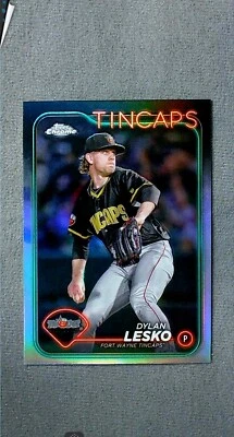 2024 Topps Pro Debut Chrome #PDC-139 Dylan Lesko TinCaps - Image 1 of 2