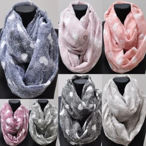 XXL Cotton Loop-Schal Loopschal Halstuch Tuch Schlauchschal Sterne Herz  Blätter - Bild 1 von 35