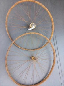 OPEL Fahrrad Laufradsatz, Räder 28 Zoll Wulstfelge 2-Gang Torpedo F&S 1925 - Bild 1 von 4