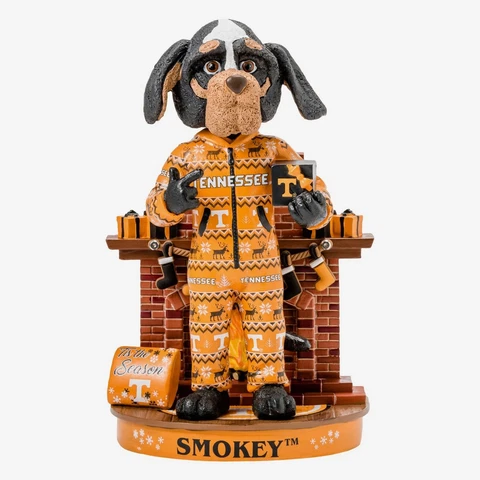 Smokey Tennessee Volunteers Holiday Mascot Bobblehead NCAA College Cover