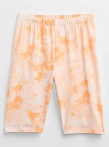 Gap Girls Tie-Dye Biker Shorts Size 8  Or size 10 pale orange 94% cotton - Picture 1 of 1