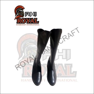 Medieval leather boots Long leather boots Renaissance boots - Picture 1 of 12