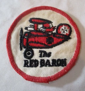 Parche/piloto de avión vintage The Red Baron 3" - Imagen 1 de 2