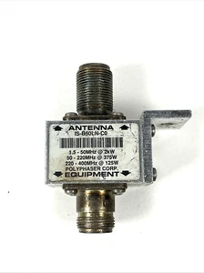 Polyphaser IS-B50LN-C0 Paratia Arresto Fulmini, 10-1000 MHz, Tipo N M/F - Foto 1 di 5