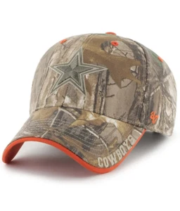 Dallas Cowboys '47 Brand Realtree Orange Camo Adjustable 47 MVP Hat - Picture 1 of 2