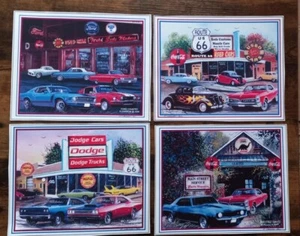 RON DAWSON MUSCLE CARS KUNSTDRUCKE ALLE 4 SIGNIERT - Bild 1 von 5
